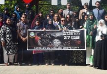 RWU observes Kashmir Black Day, calls for right to self-determination