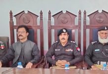 Peace Jirga held at Tank city police station under DPO Abdul Samad Khan